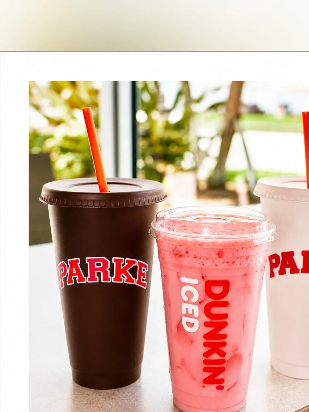 Parke x Dunkin Limited Edition 20 oz Stainless Steel‎ Tumbler - Black